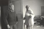 Jitka and Květa in their studio. 1990s. Photo: Jiří Hanke. Válová Sisters Archive