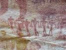 Rock paintings in the Sudanese desert, serving as inspiration to Jitka from 2007-11. Photo: Václav Cílek.