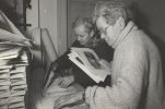 Jitka and Květa in their studio. 1990s. Photo: Jiří Hanke. Válová Sisters Archive-valovy-doktorat-074b.jpg