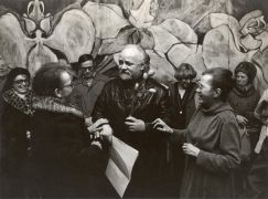 Jitka a Květa a Ivan Vyskočil, Muzeum v Kladně, 1978, archiv sester Válových